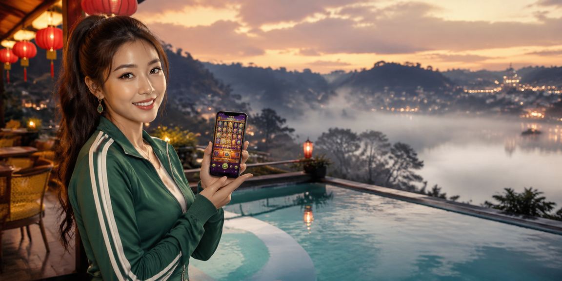Người chơi slot game trong không khí lễ hội tại Đà Lạt